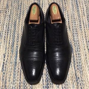To Boot New York Adam Derrick Black Cap Toe Brogue